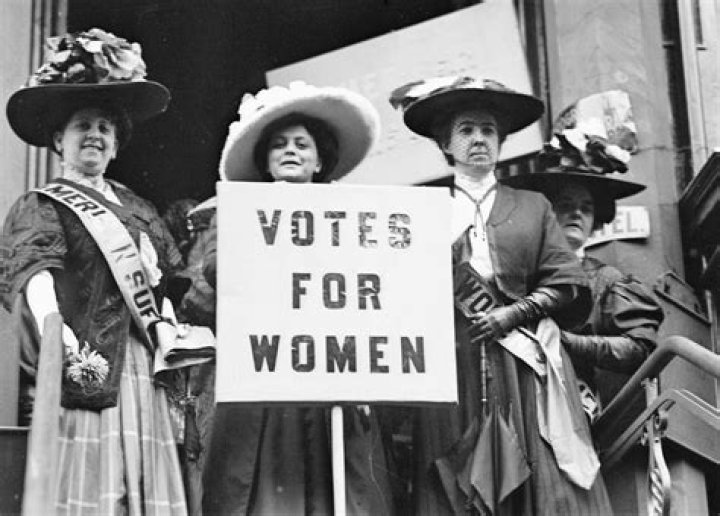 What is a suffragist?