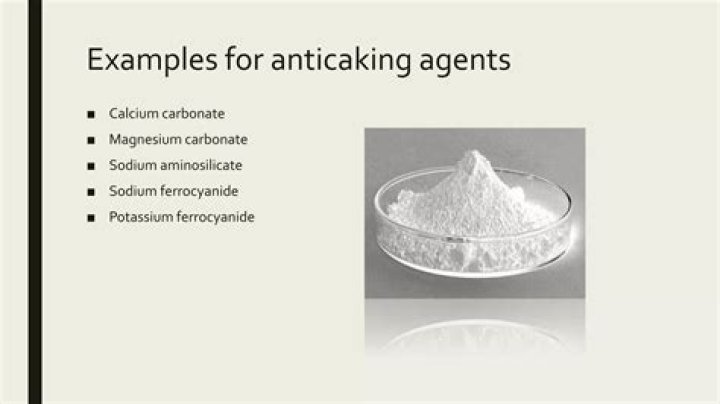 What is caking agent?