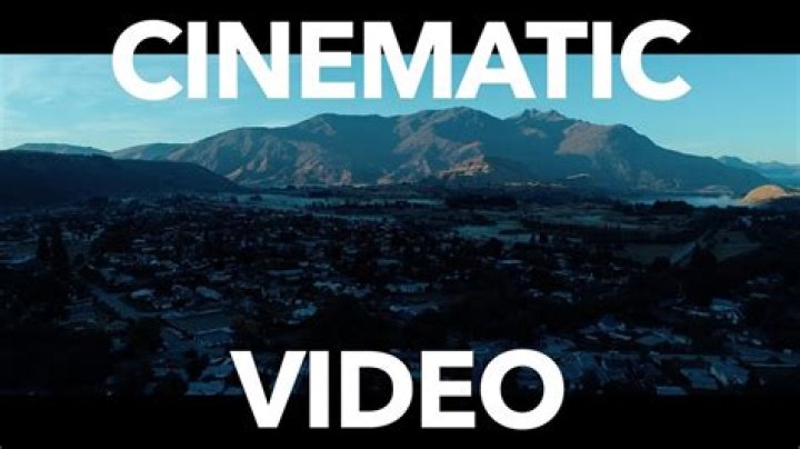What is cinematic video?