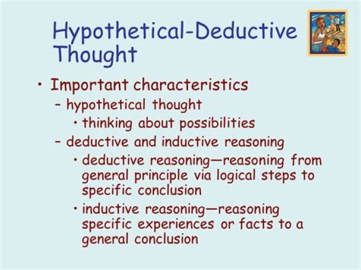 What is hypothetical deductive reasoning?