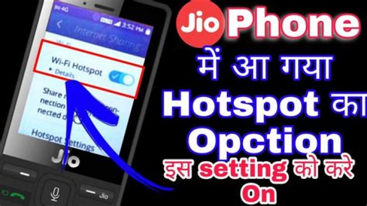 What is Jio hotspot?