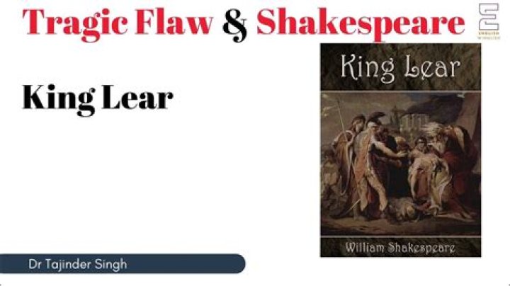 What is lear's tragic flaw?