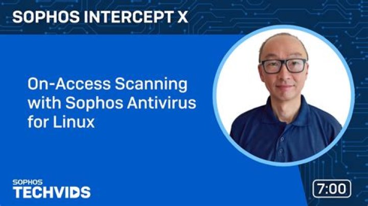 What is on access scanning Sophos?