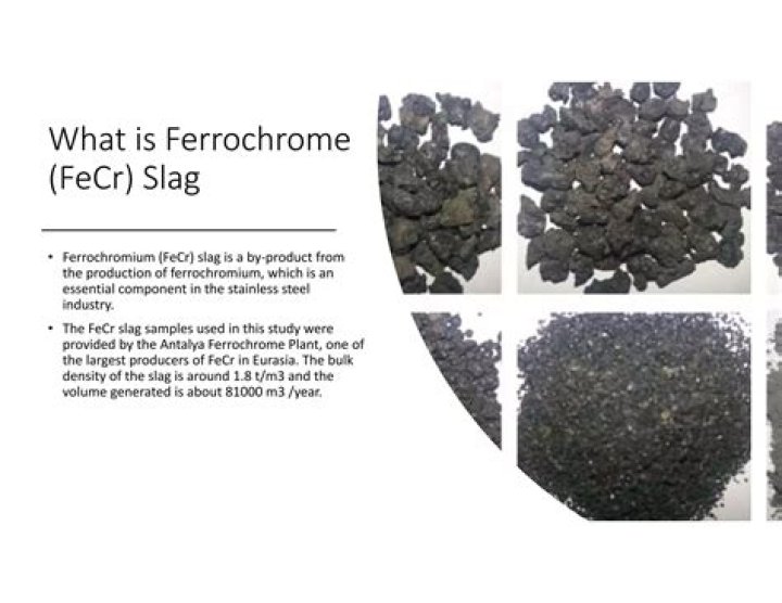 What is slag ferrochrome?