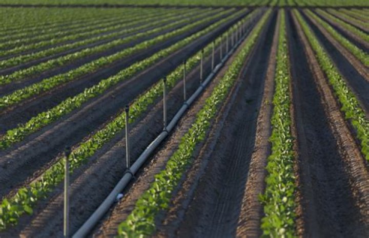 What is solid set irrigation?