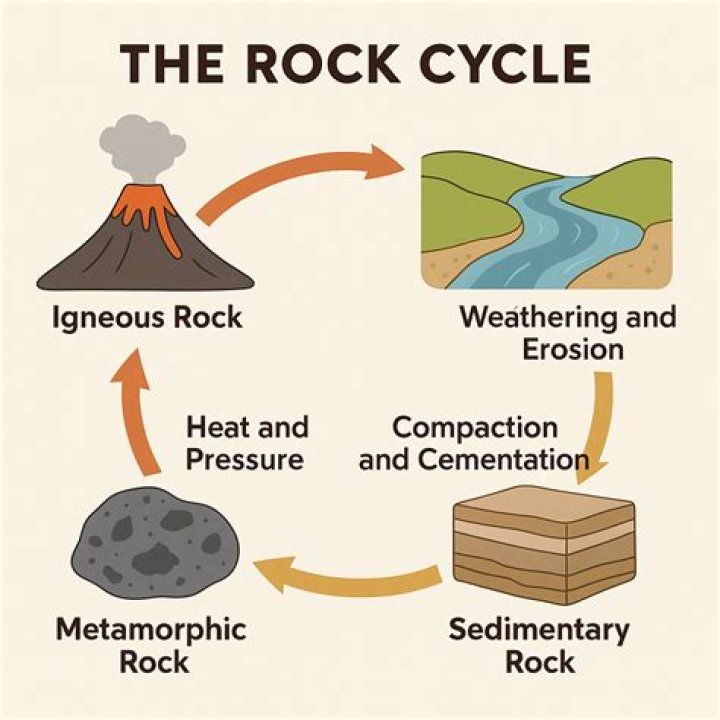What is the rock cycle short answer?