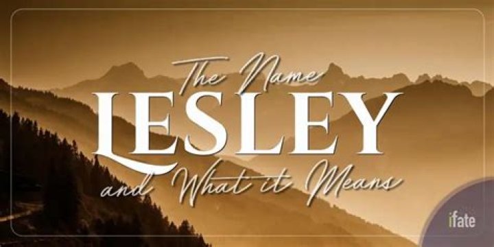 What lesley name means?