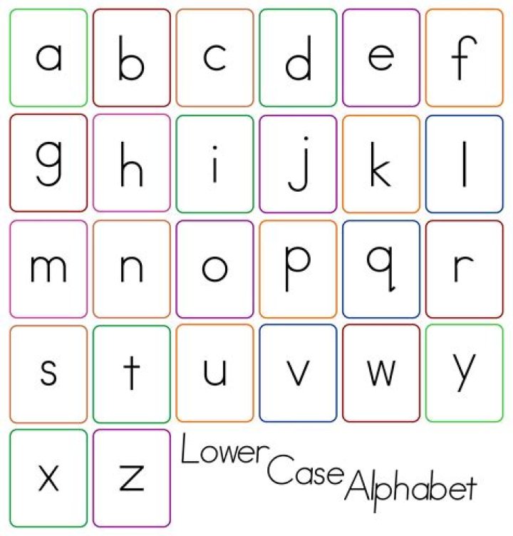 What lower case letter?