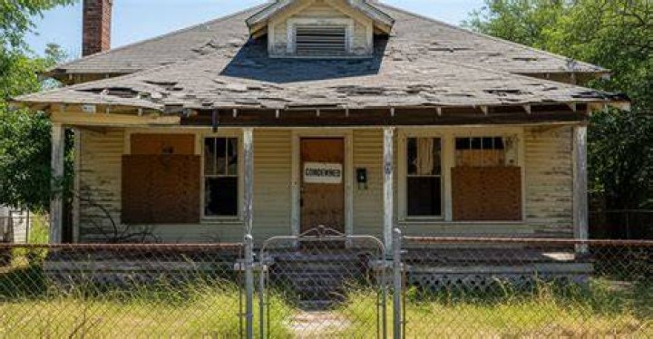 What makes a house condemned?