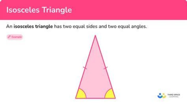 What triangle with two equal sides?