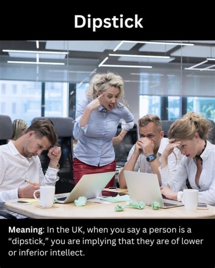 Whats a dipstick slang?