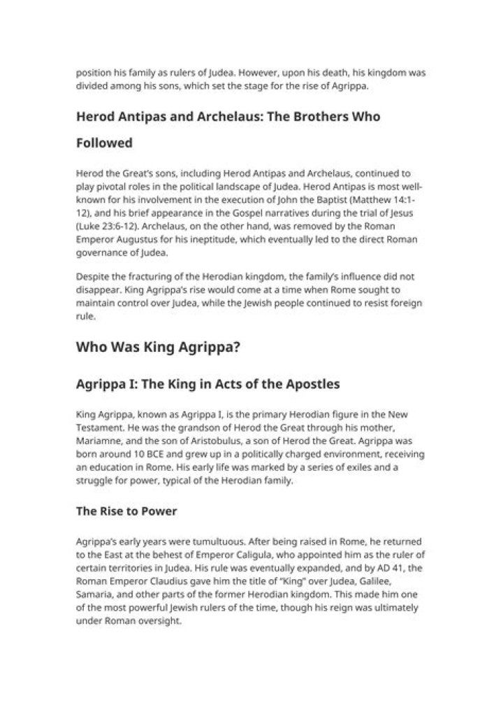 When did herod agrippa die?