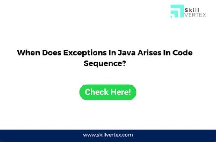When does exceptions in java arises?