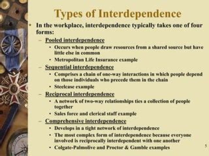 When does pooled interdependence occurs?