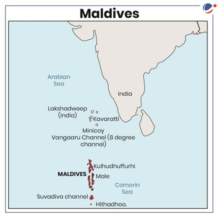 When maldives separated from india?