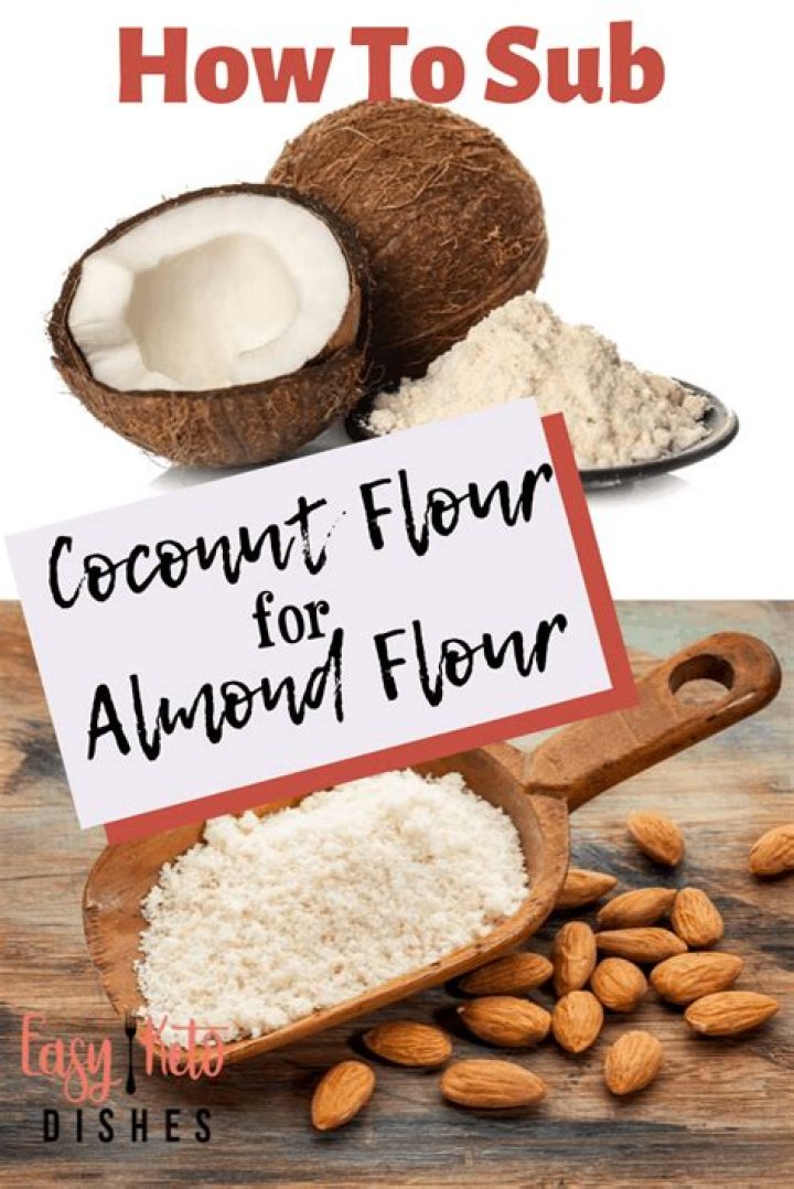 When substituting coconut flour for all purpose?