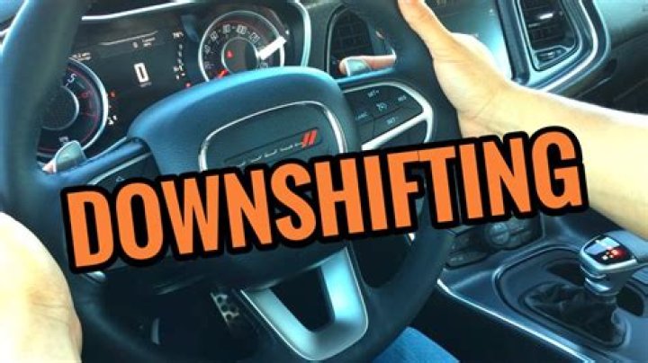 When to downshift with paddle shifters?