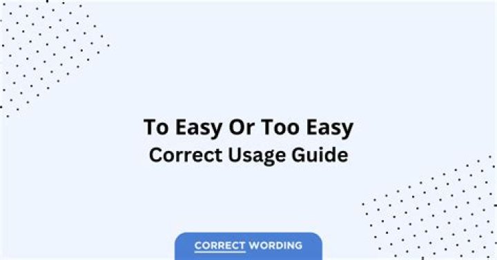 When to properly use too?