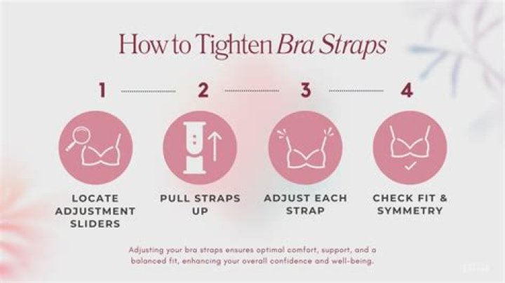 When to tighten bra straps?