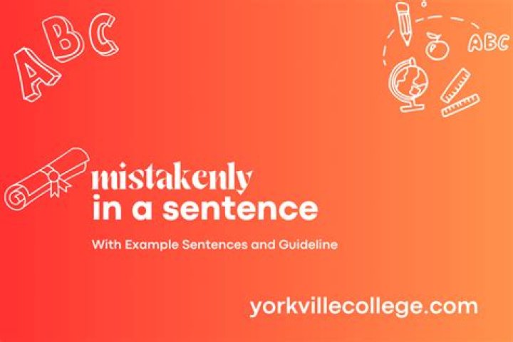 When to use mistakenly?