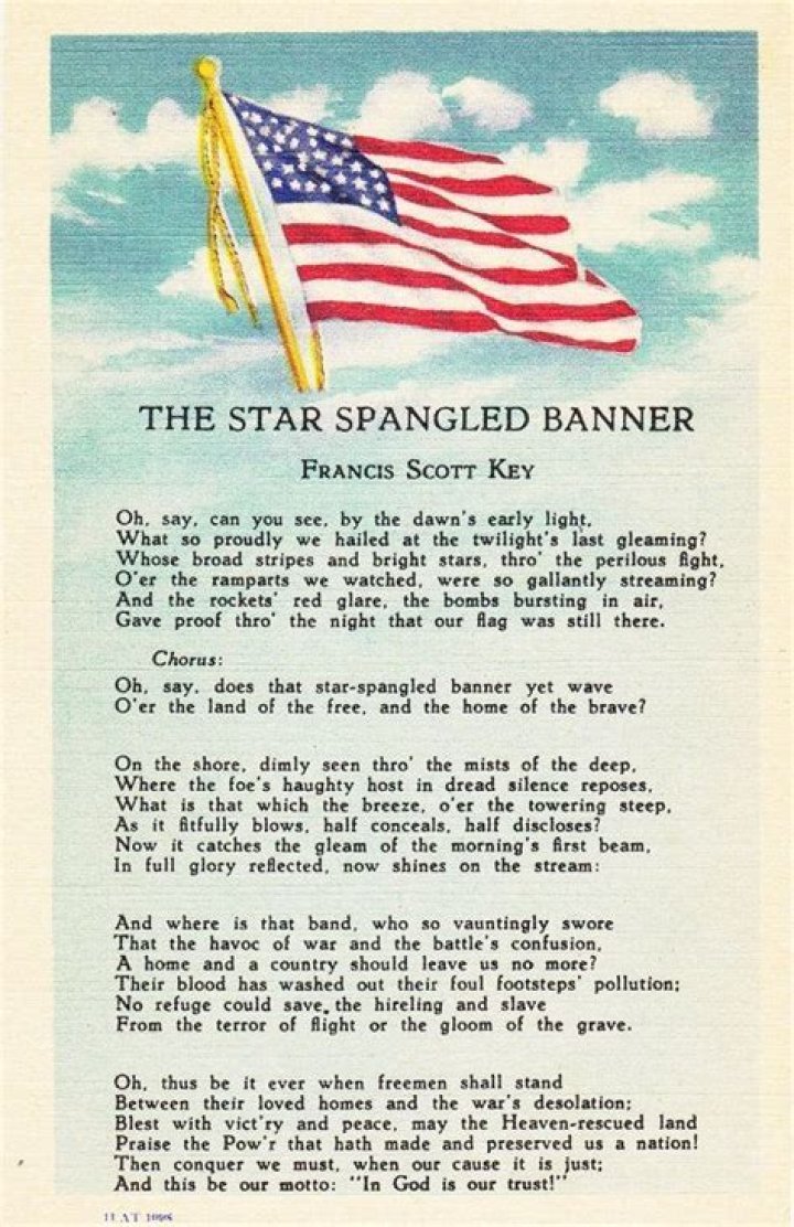 When was the star spangled banner?