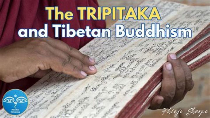 When was the tripitaka first written?