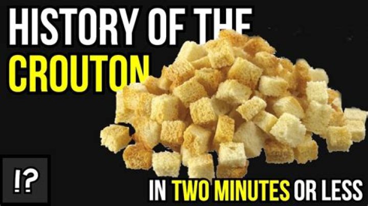 When were croutons invented?