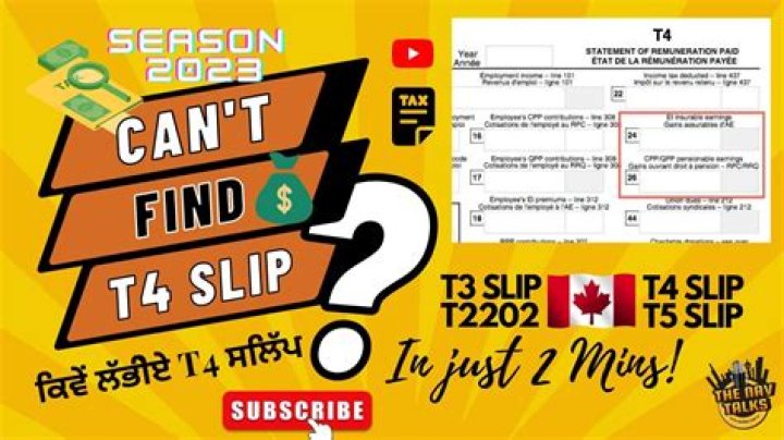 Where are t4 slips?