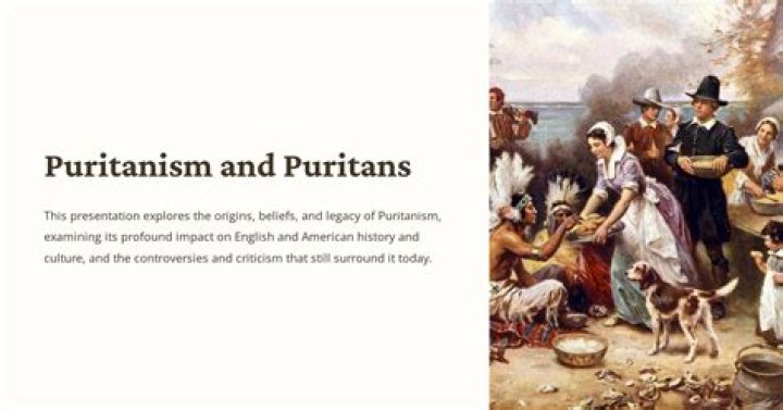 Where did puritanism begin?