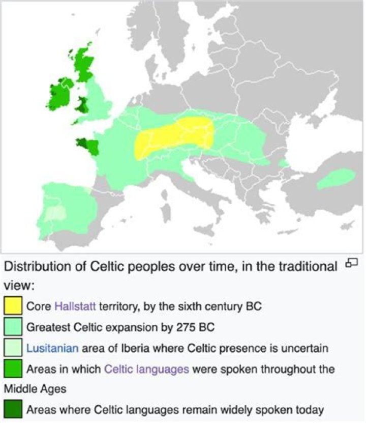 Where do the celts come from?