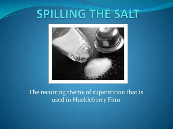 Where does the spilling salt superstition come from?