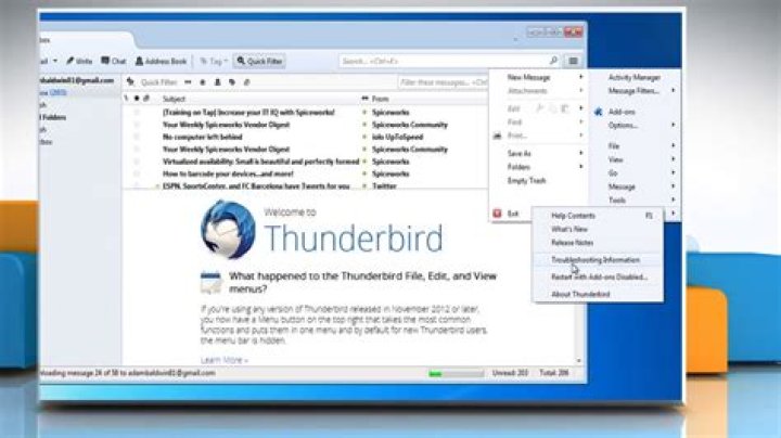 Where is thunderbird profile manager?