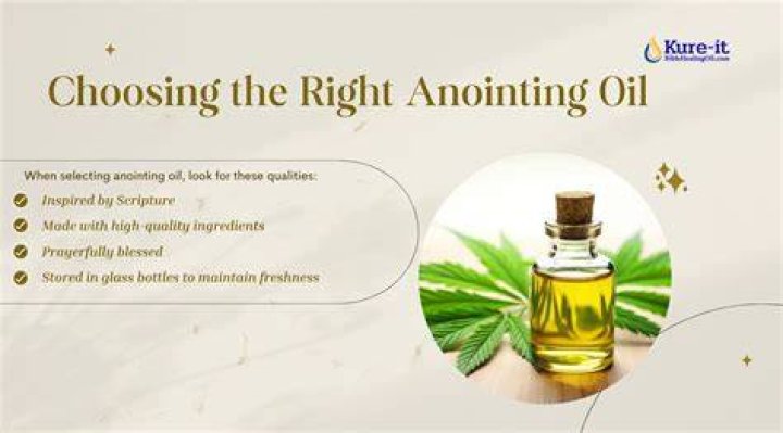 Where to anoint oil?