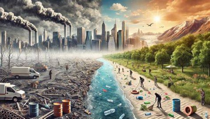 Which environmental issue should be prioritized by humankind?