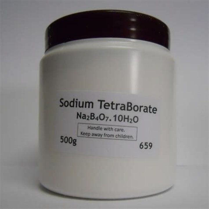 Which is sodium tetraborate?