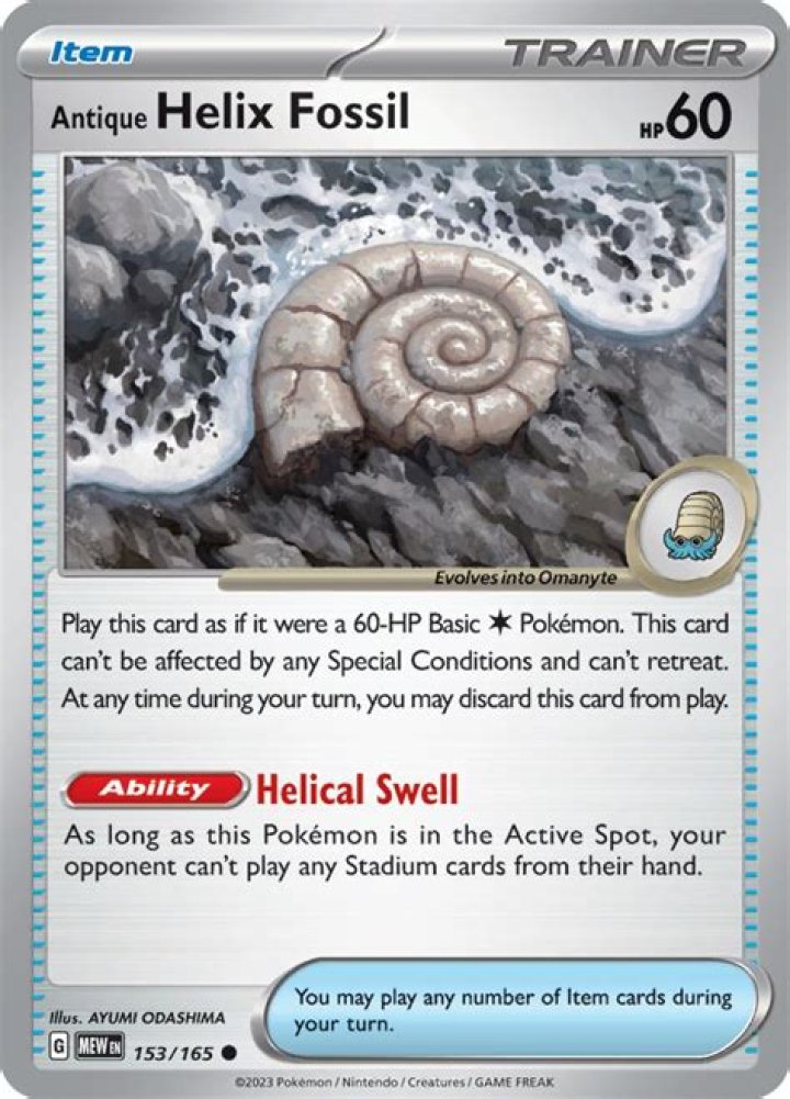 Which is the helix fossil?