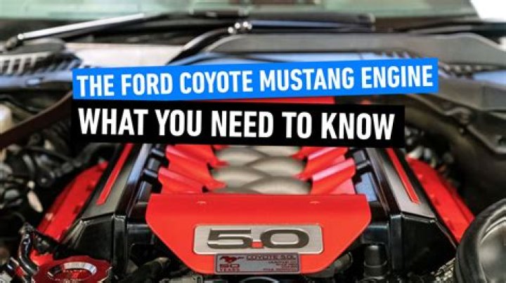 Which mustangs have the coyote engine?