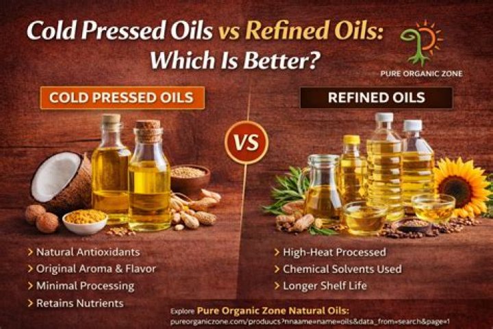 Which oils are cold pressed?