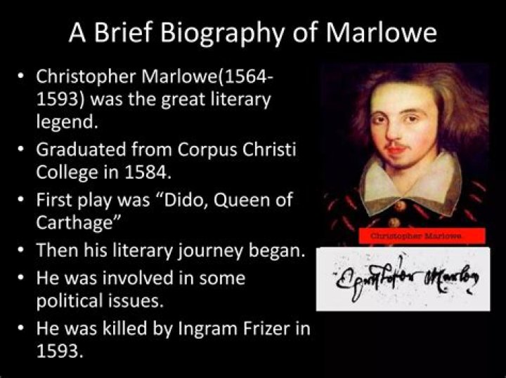 Which was marlowe first play?