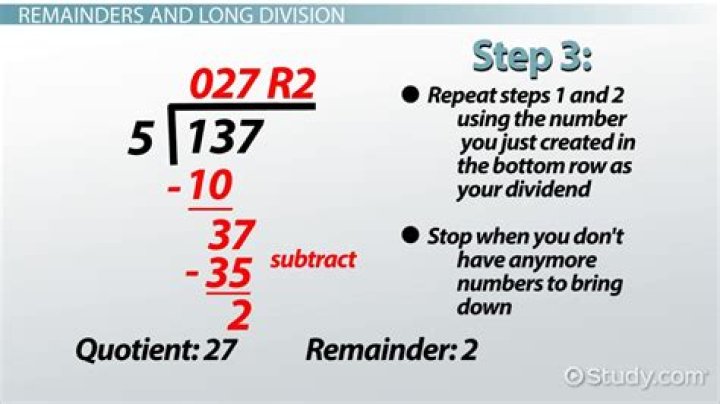 Who do you spell remainder?