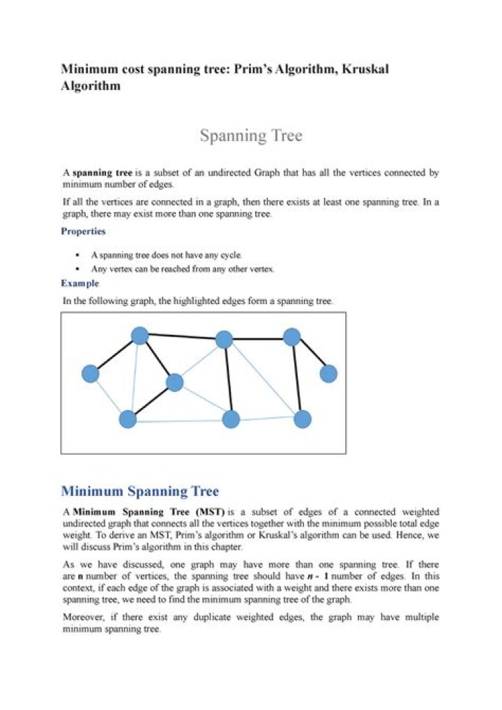 Who invented spanning tree?