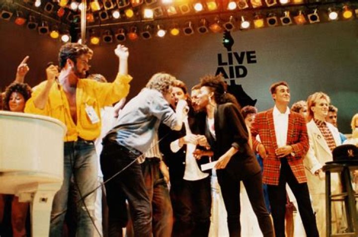 Who was at live aid?