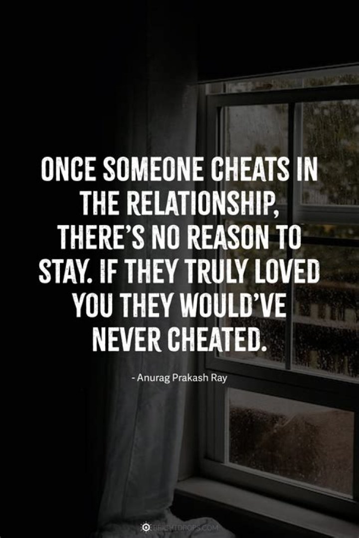 Whose fault is cheating?
