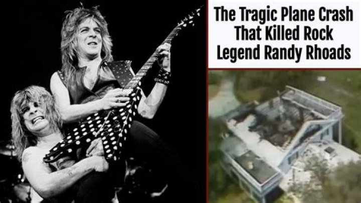 Why did randy rhoads plane crash?