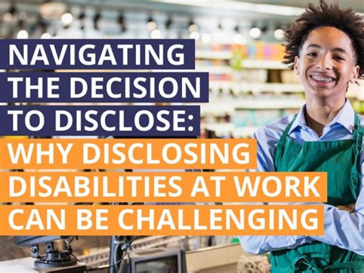 Why disclosing a disability?