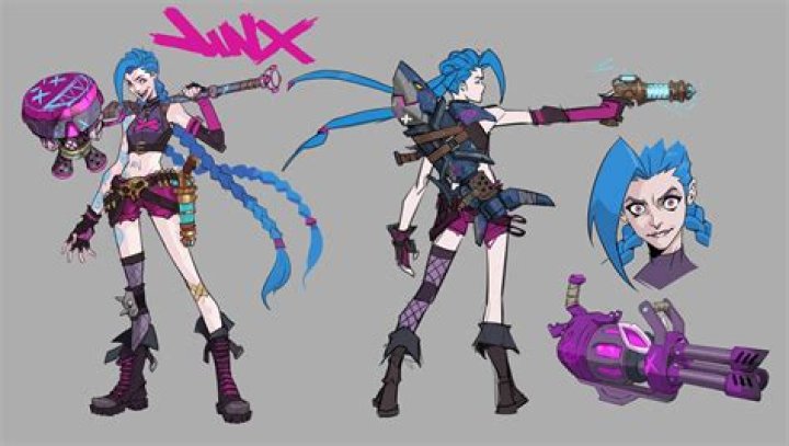 Why does jinx look different in the comics?