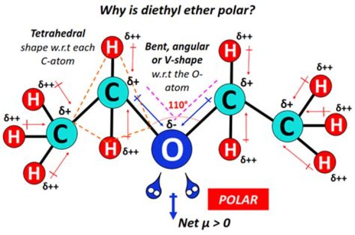 Why is ether polar?