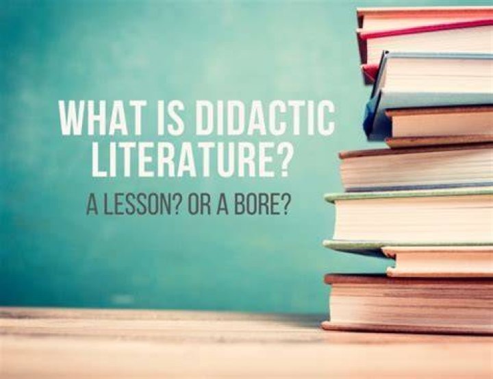 Why is literature didactic?