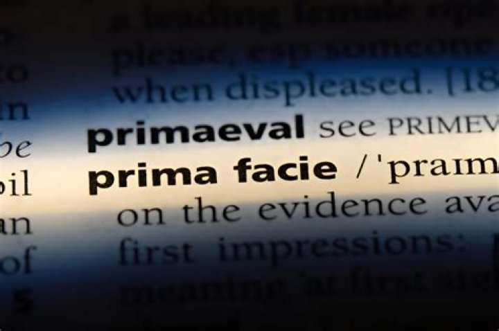 Why is prima facie important?