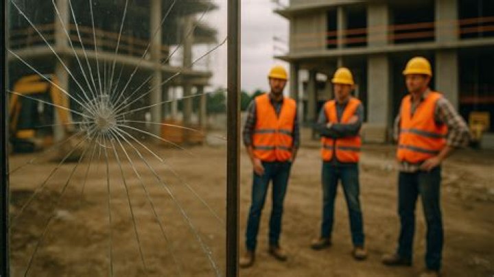 Why is smashed glass a hazard?